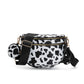 Nylon Crossbody Bags Bum Bag with Detachable Coin Pouch