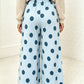 Polka Dot Wide Leg Pants