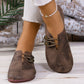 Women's round toe slip-on shoes (large size)