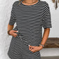Stripe Crewneck Lounge Set