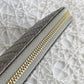 Vagan Leather Woven Zip-Around Clutch Wallet