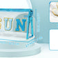 Clear PVC Patch Makeup Bag
