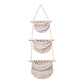 Boho Hanging Basket Detachable Net Bag Organizer