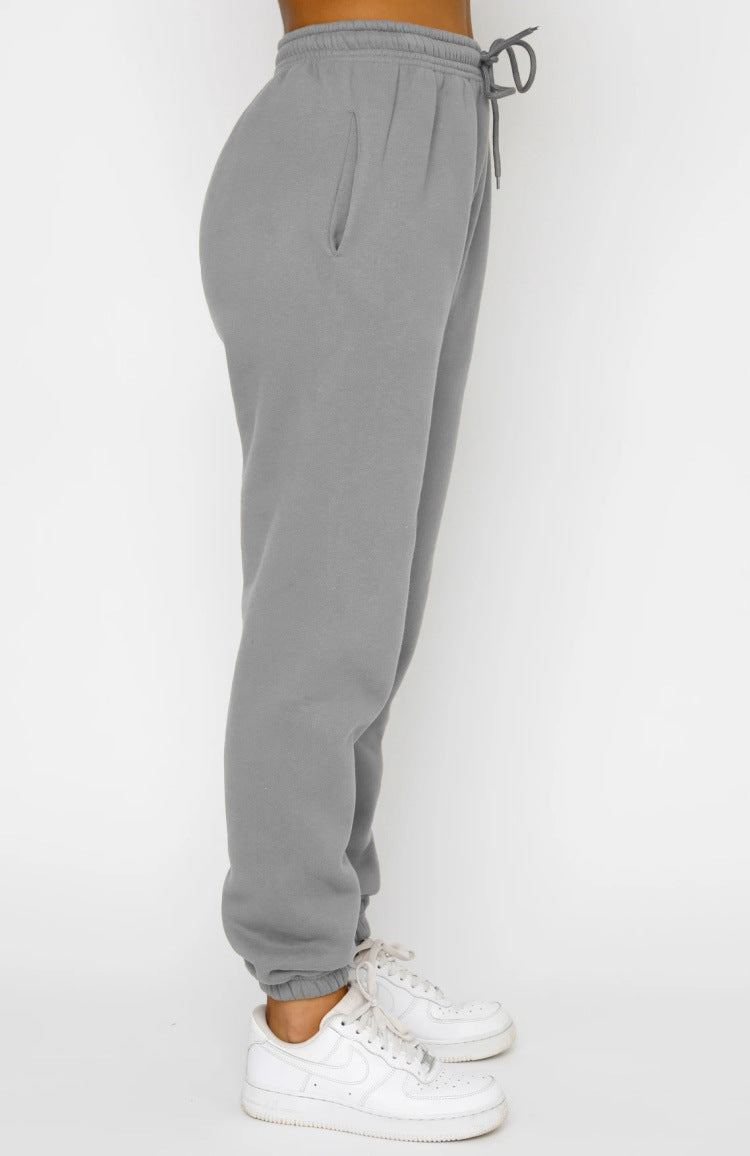 Round Neck Sweatshirt + Pants Suit