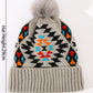 Ladies  Print Thermal Knit Hat