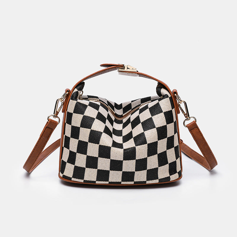 Checkered Crossbody Bag