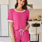 Cozy Ribbed Contrast Lounge Set