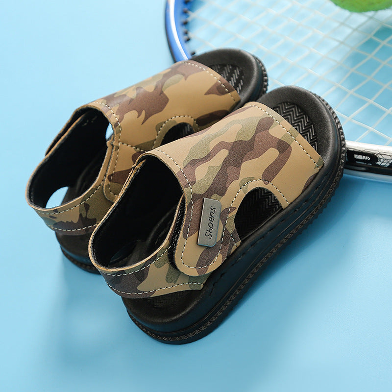 Children's Vagen Leather Beach Sandles