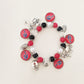 Game Day Team Charm Bead Bracelet Collection