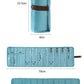 Plush Velvet Travel Jewelry Roll Organizer