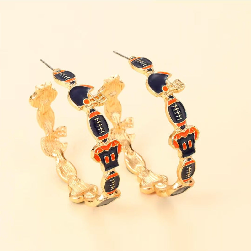 Game Day Hoop Earrings