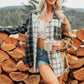Haisley Multi-Plaid Top