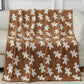Half Fleece Christmas Blanket