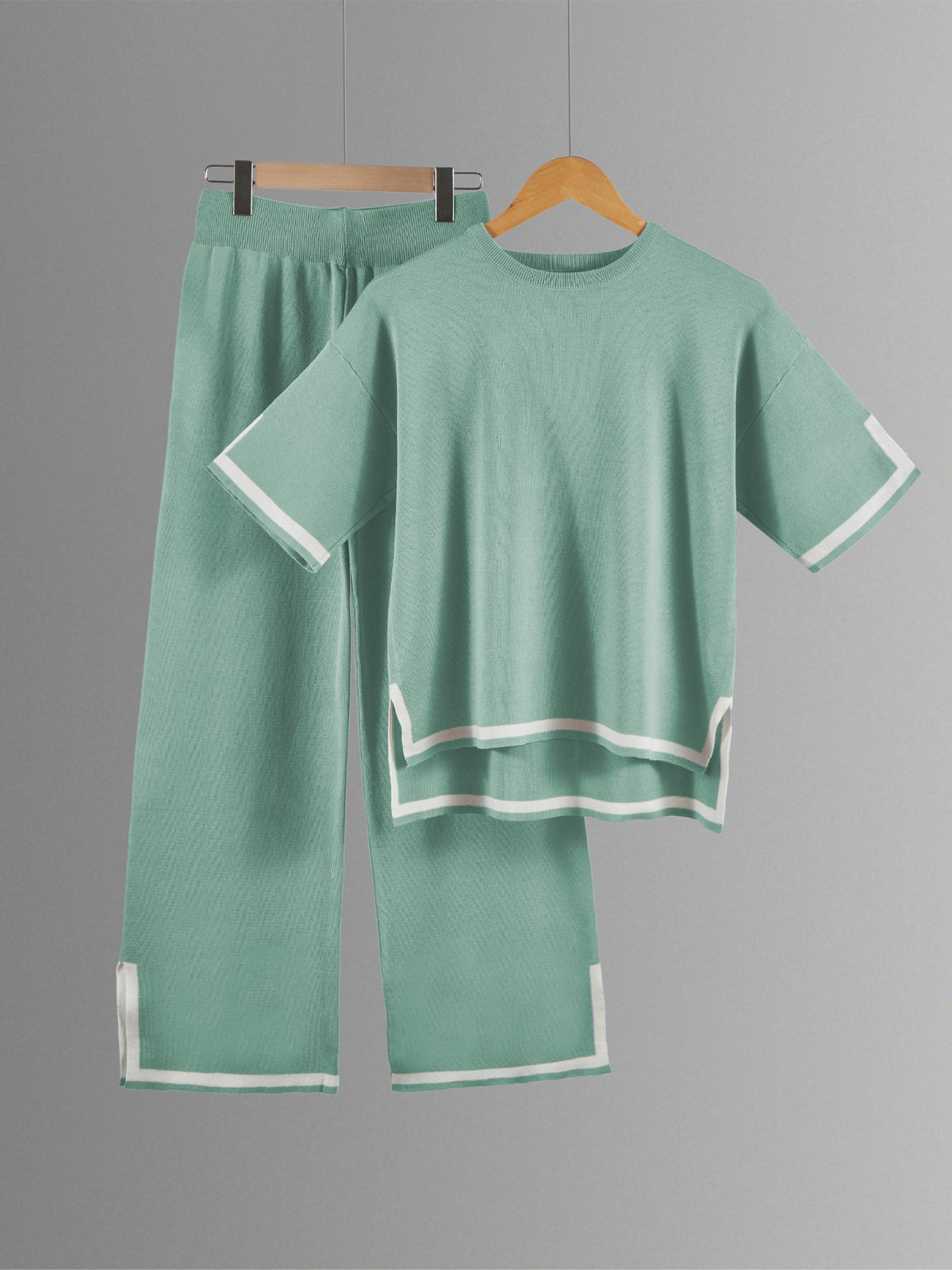 The Wren Contrast Knit Set