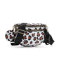 Nylon Crossbody Bags Bum Bag with Detachable Coin Pouch
