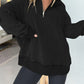 Oversized Quarter Zip Vintage Pullover