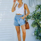 Light Color Denim Shorts