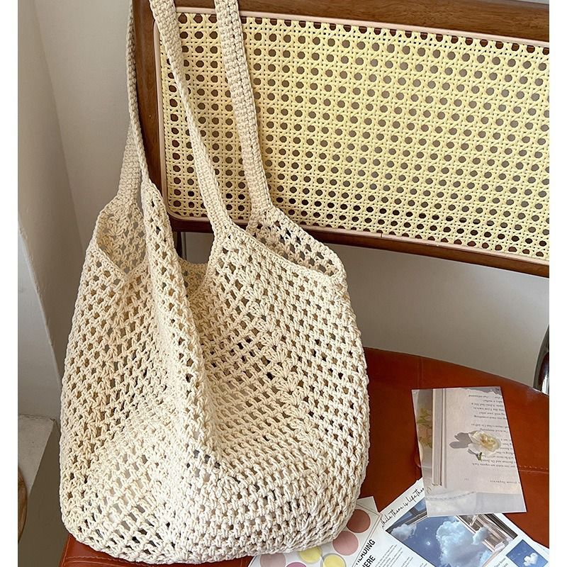 Woven Tote Beach Bag