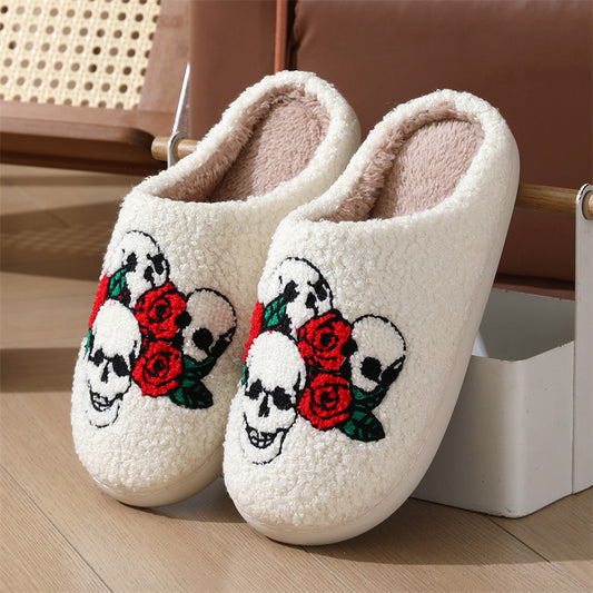 Warm Fluffy Dirt-Resistant Confinement Shoes