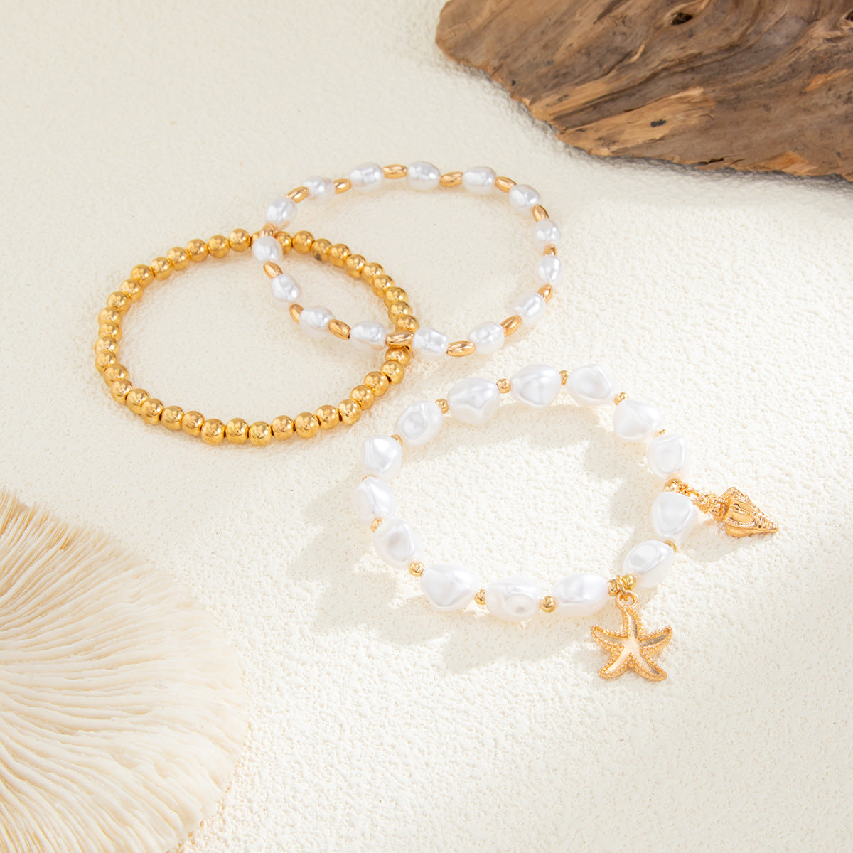 Gold Bracelet Stacks