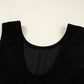Corduroy Sleeveless Mini Dress With Patched Pockets