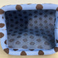Polka Dot Knitted Kiss-Lock Clutch Bag