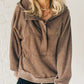 Half-zip Hooded Sweatshirt