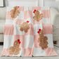 Half Fleece Christmas Blanket