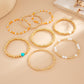 Gold Bracelet Stacks