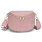 Trendy Woven Checkered Crossbody Bum Bag for Women