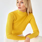 Basic Solid Color Half Turtleneck Sweater