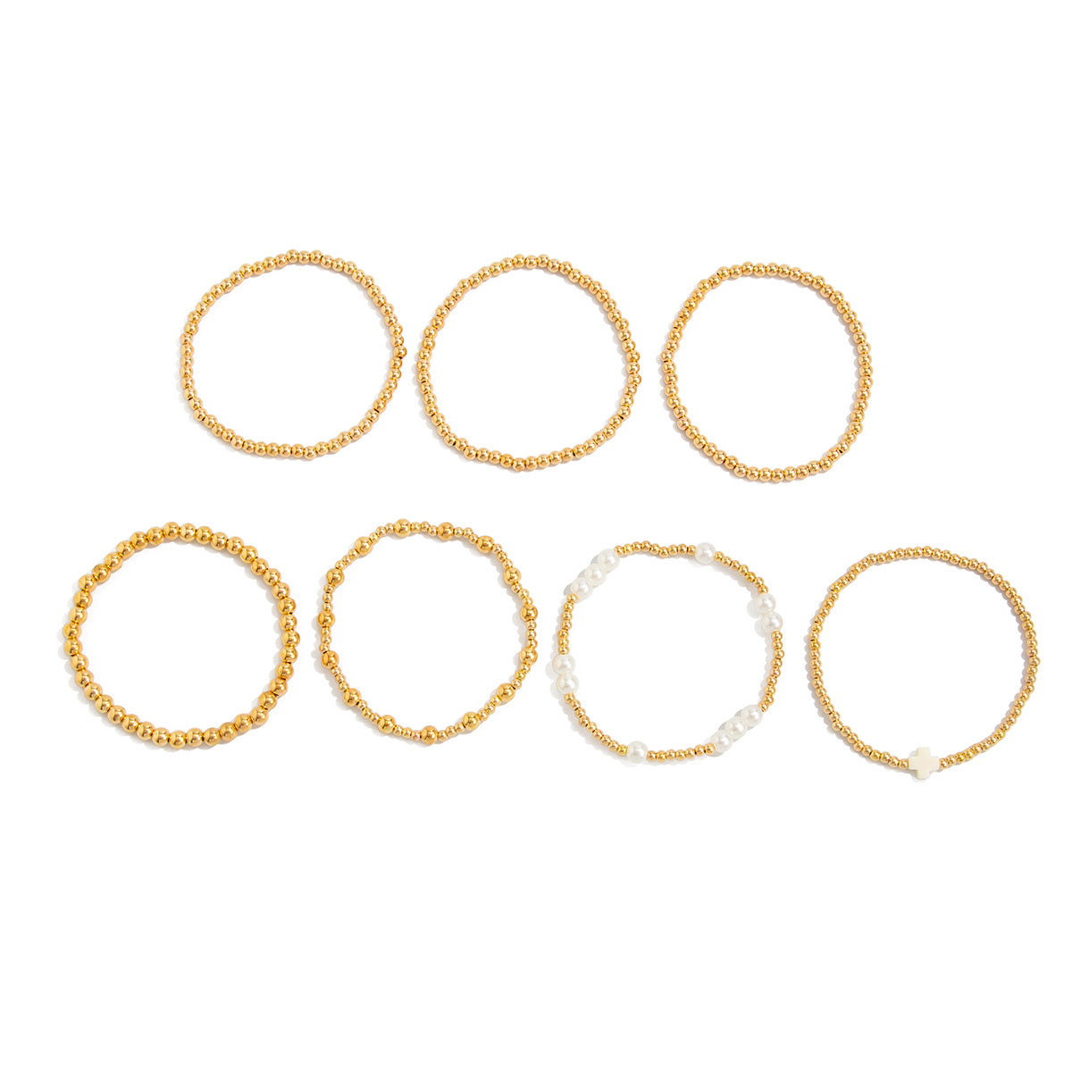 Gold Bracelet Stacks