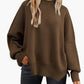 Crew Neck Batwing Sweater