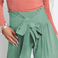 Boho Strappy Elastic Waist Wide Leg Pants