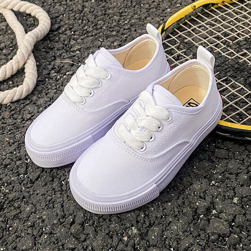 Kid's Canvas Lace-up Shoes