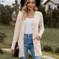 Brushed Pit Stripe Cardigan Jacket