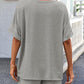 Laid-back Short Sleeve Boxy T-shirt & Short Casual Set