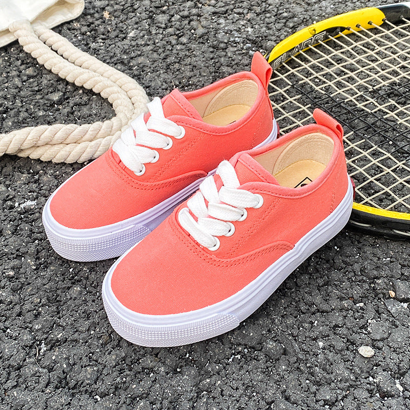 Kid's Canvas Lace-up Shoes