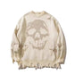 Halloween Skull Hole Sweater