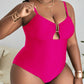 Plus Size One Piece Hollow Swimsuit