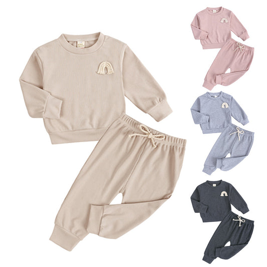 Infant Pit Strip Suit Children's Two-piece Set