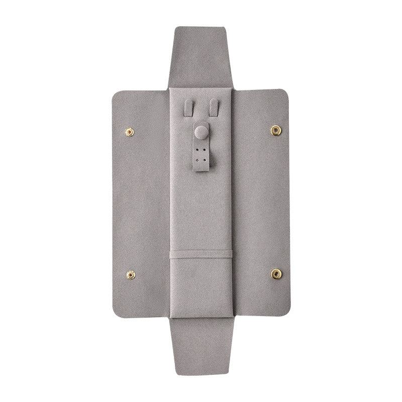 Slim Suede Travel Jewelry Envelope Pouch