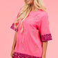 Valentine's Day Candy Hearts Sequin T-Shirt