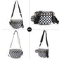 Nylon Crossbody Bags Bum Bag with Detachable Coin Pouch