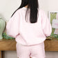 Plaid Baggy Pullover Drawstring Casual Shorts 2pcs Outfit