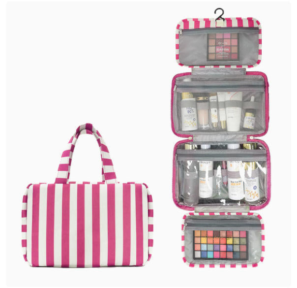 Customizable Name Wet/Dry Separation Toiletry & Cosmetic Bag – Portable Organizer