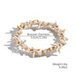 Marine Style Starfish Shell Turquoise Shell Beaded Chain Stretch Bracelets