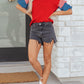 Stars Stripes Short Puff Sleeve Top