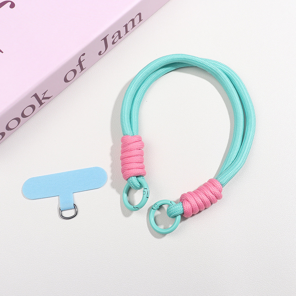 Vibrant Braided Rope Keychain/Bag Charm/Phone Lanyard
