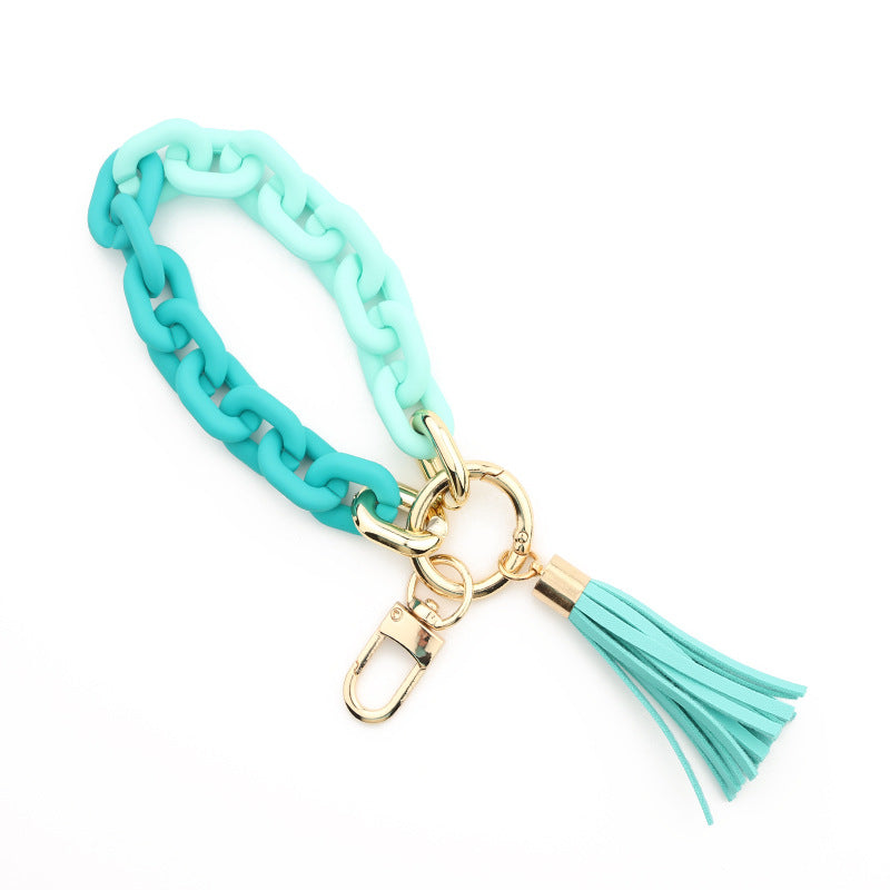 Wristlet Link Keychain Key Ring Bracelet